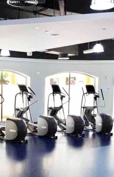 Gym Area at Urban Panda Skyview Hostels JBR
