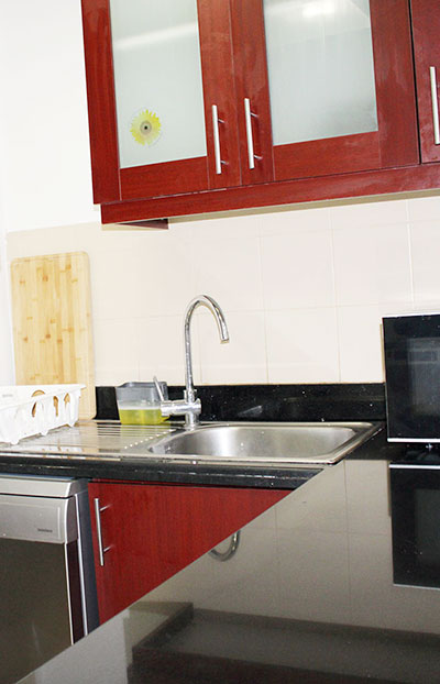 Kitchen Area at Urban Panda Hostels