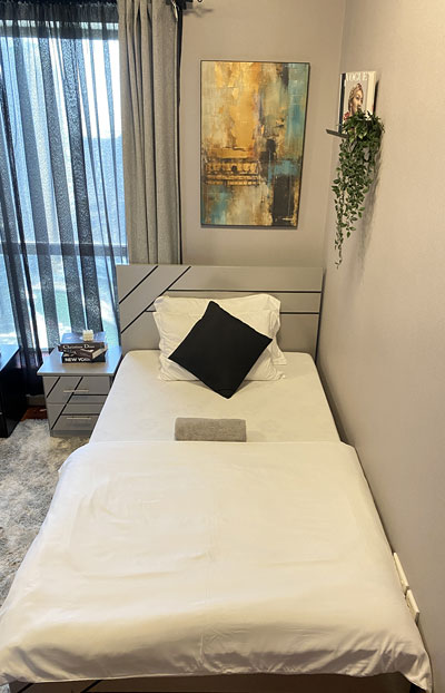 Single Bed at Urban Panda Hostel Dubai JBR